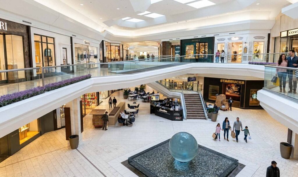Luxury shopping at The Mall at Short Hills in Millburn, New Jersey