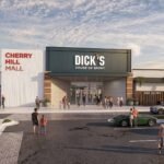 Dick's House of Sport rendering at Cherry Hill Mall, New Jersey