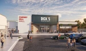 Dick's House of Sport rendering at Cherry Hill Mall, New Jersey